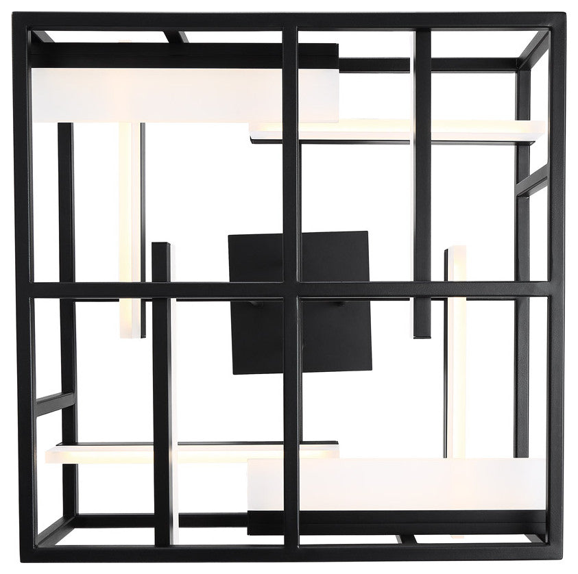 Memory 22" LED Pendant 3000K, Black