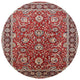 Ahgly Company Indoor Round Mid-Century Modern Area Rugs, 4' Round