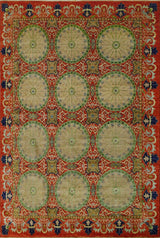 Aria Fine Chobi Raelyn Orange Rug 8'11"x12'8"