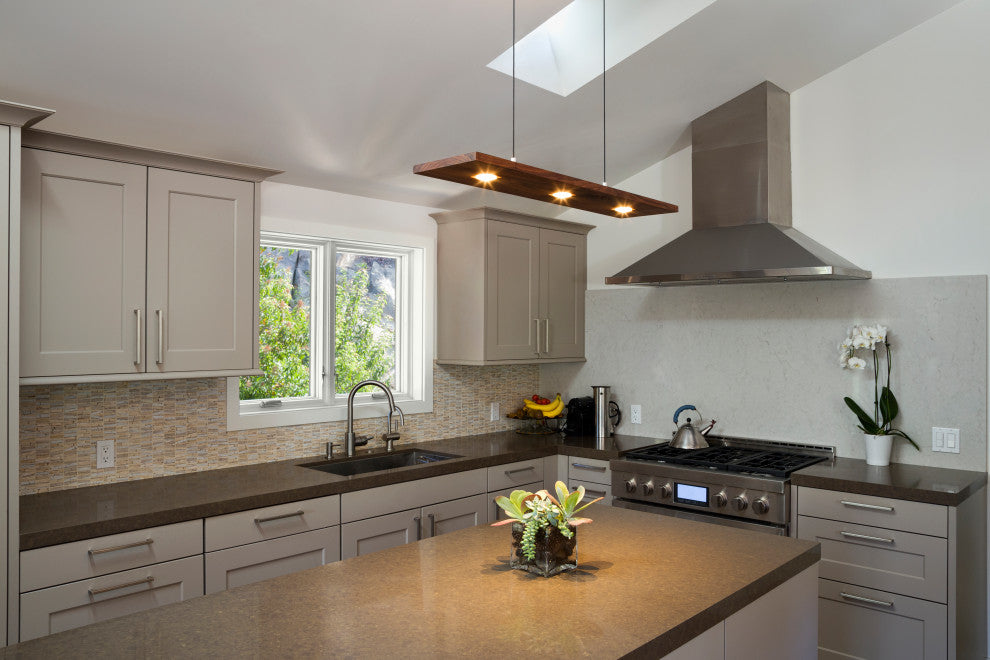 Cerno Vix LED Linear Pendant, Walnut, 3500k (Cool)