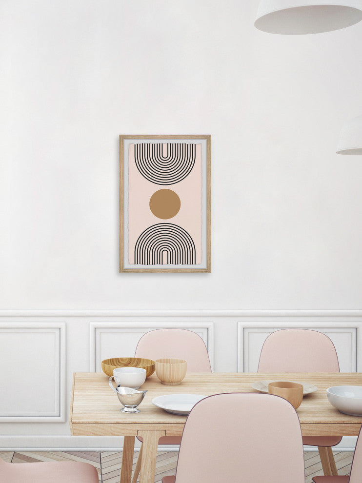 "Opposite Polarity" Framed Painting Print, 12x18