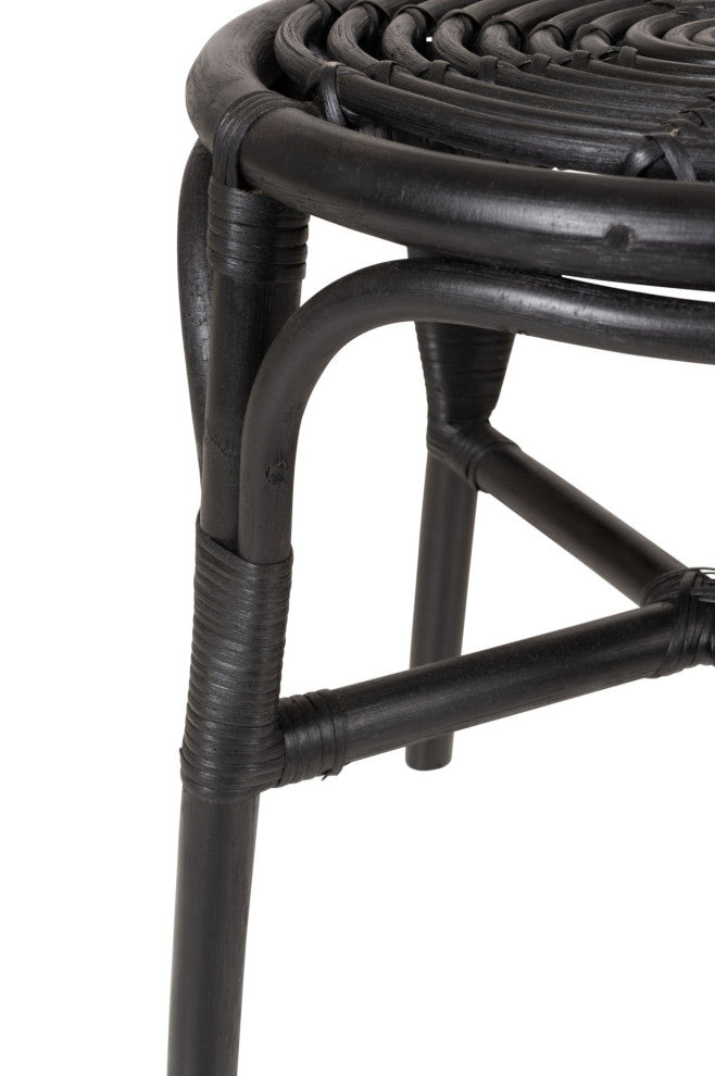 East at Main Juniper Stool, Black