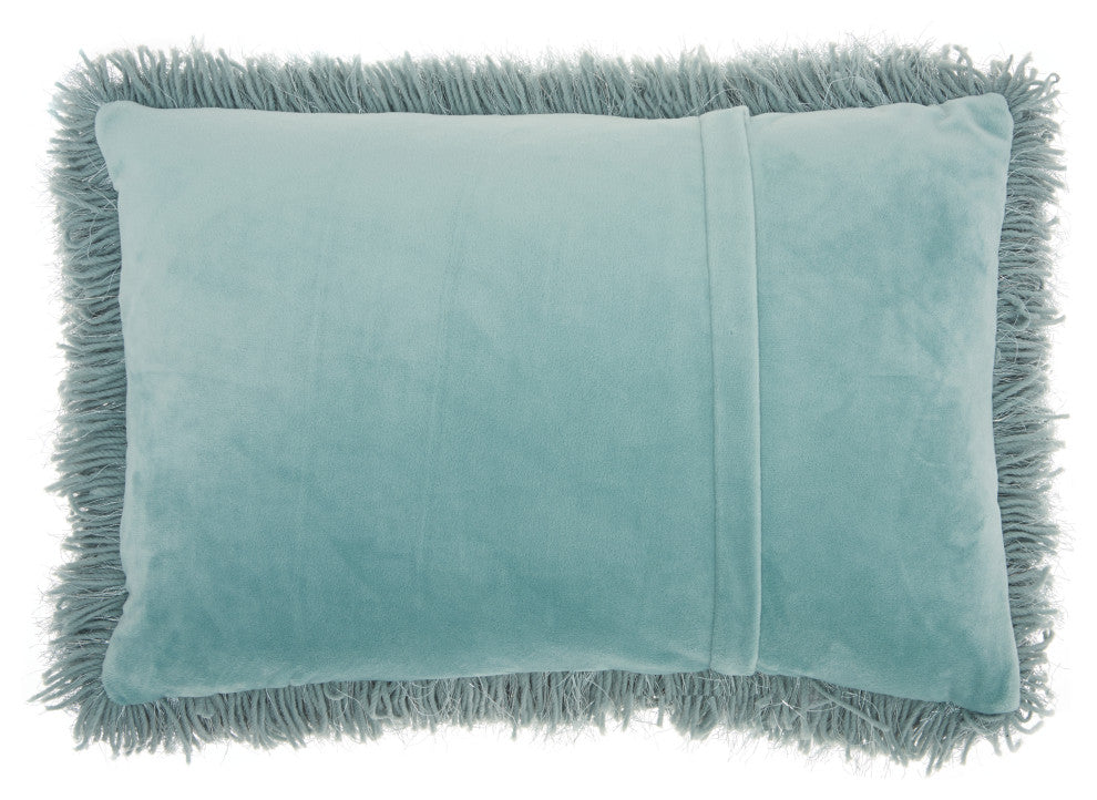 Nourison TL004 Throw Pillow, Celadon, 14" x 20"