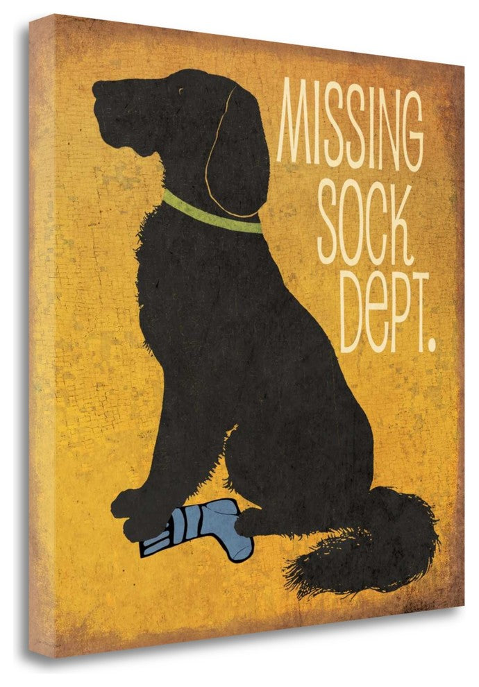 "Missing Sock Department" By Jo Moulton, Giclee Print on Gallery Wrap Canvas