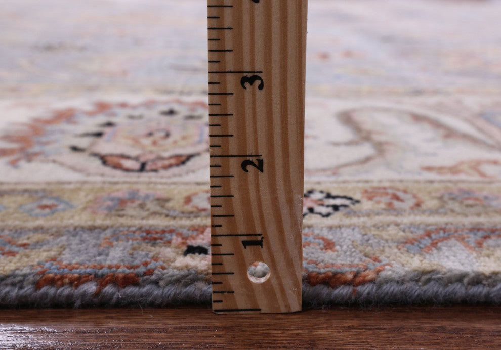 8' 0" X 10' 3" Persian Tabriz Handmade Wool Rug Q9018