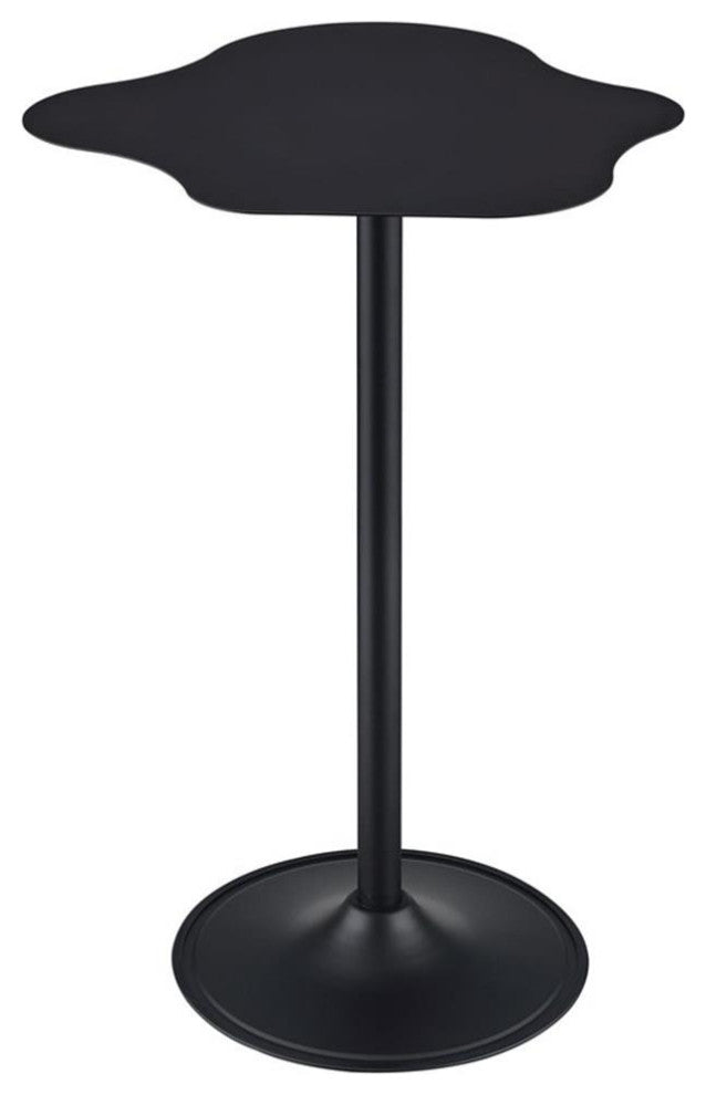 Coaster Keanu Modern Metal Pedestal Cloud-Shaped Top Bar Table in Black
