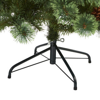 6ft. White Mountain Pine Artificial Christmas Tree with 477 Bendable Branches