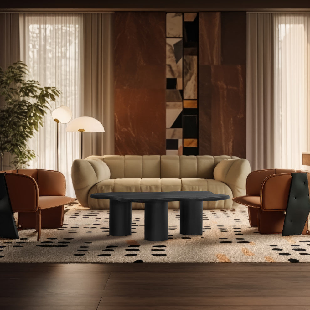 Romaine Coffee / End Table, Black, Coffee Table