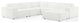 Restore 6-Piece Sectional Sofa - White