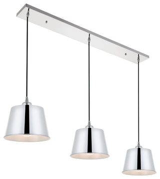 Chrome Finish 3-Light Pendant