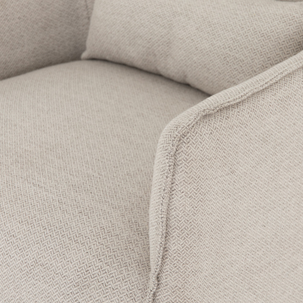 Kimble Swivel Chair-Noble Platinum