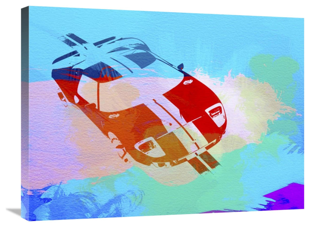 "Ford GT Watercolor" Fine Art Print