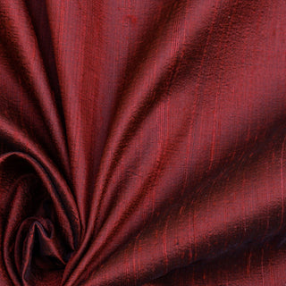 Maroon Silk Dupioni Fabric By The Yard, 6 Yards For Curtain, Dress Wholesale