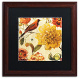 'Rainbow Garden Spice II' Matted Framed Canvas Art by Lisa Audit