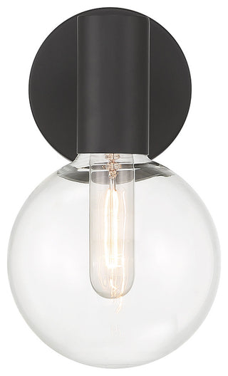 Wright 1-Light Wall Sconce, Matte Black, Matte Black