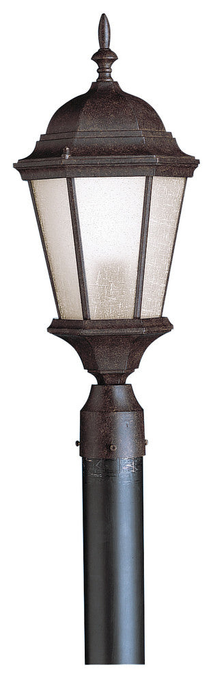 Outdoor Post Mount 1-Light, Tannery Bronze