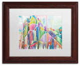 Lauren Moss 'Glint of Gold' Art, Wood Frame, White Matte, 14"x11"