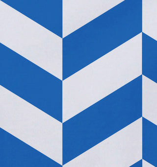 Zigzag Jag Geometric Print Placement, Brighter Sky, Set of 4