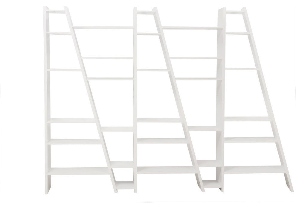Delta 2010-005 Composition Shelving Unit, Pure White