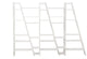 Delta 2010-005 Composition Shelving Unit, Pure White