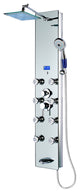 Blue Ocean 52" Aluminum SPA392M Shower Panel Tower with Rainfall Shower Head