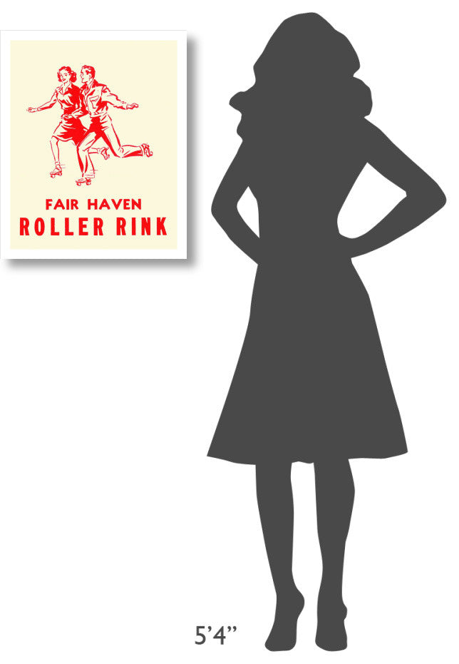 "Fair Haven Roller Rink" Digital Paper Print by Retrorollers, 20"x24"