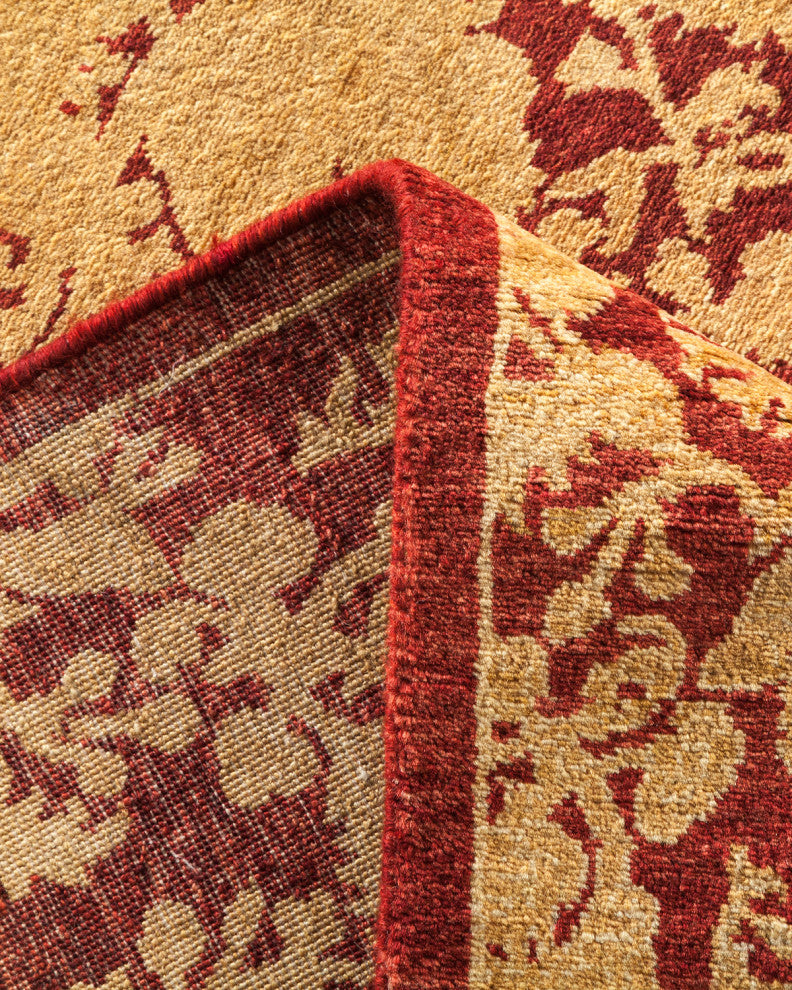 Mogul, One-of-a-Kind Hand-Knotted Runner Red, 2'8"x10'1"