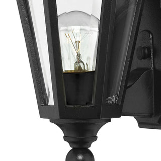 Hinkley Manor House Small Wall Mount Lantern, Black