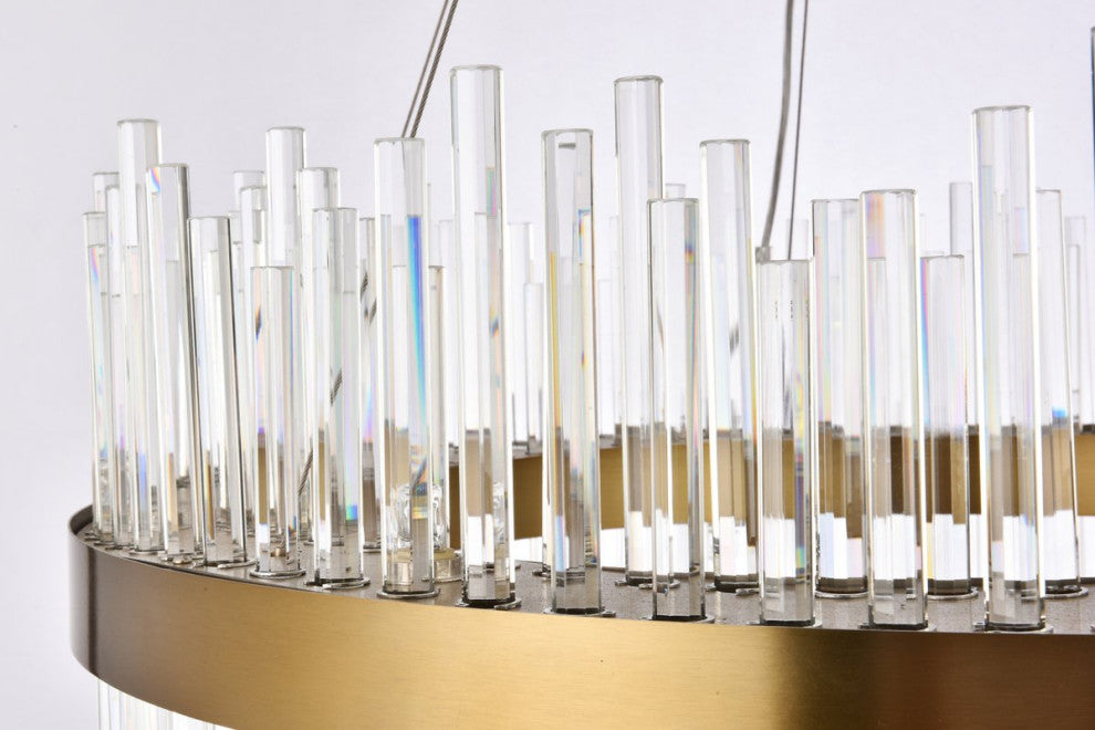 Contemporary Gold 18-Light Chandelier