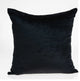 18" X 7" X 18" Transitional Black Solid Pillow Cover With Poly Insert