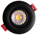 3" LED Gimbal Recessed Downlight, Black, 2700k