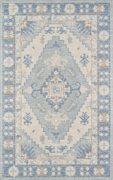 Anatolia ANA-1 Machine Made Blue Area Rug 2'x3'