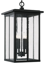 Capital Lighting 943844 Barrett 4 Light 12"W Outdoor Taper Candle - Black