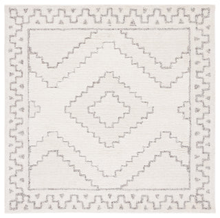 Safavieh Himalaya Collection CSB205F Rug, Ivory/Grey, 6' X 6' Square