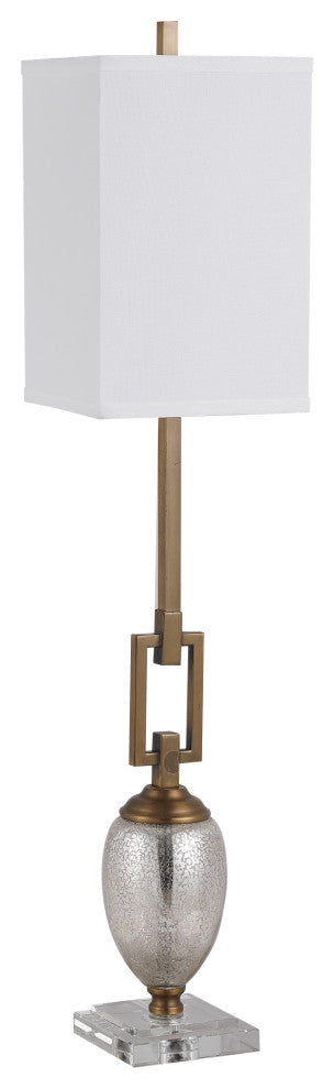 Uttermost Copeland Mercury Glass Buffet Lamp, Coffee Bronze