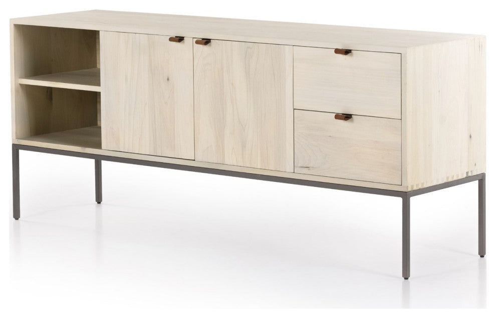 Trey Media Console, Dove Poplar