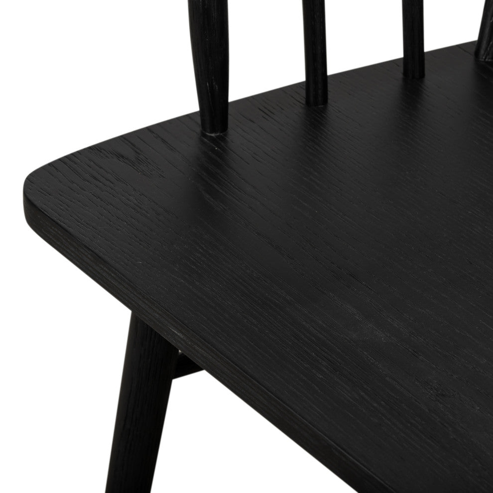 Aspen Large Bench-Black Oak
