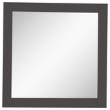 Solid Wood Frame Mirror, Espresso