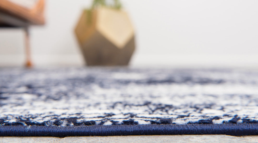 Unique Loom Navy Blue Grand Sofia 2' 2 x 3' 0 Area Rug
