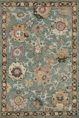 Loloi Padma Teal/Multi 7'9"x9'9" Area Rug