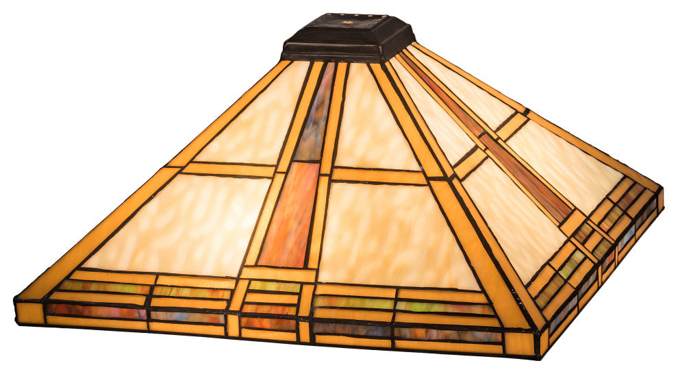 17 Square Prairie Straw Shade