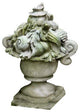Shell Ocean Urn 13" Garden Animal Statue