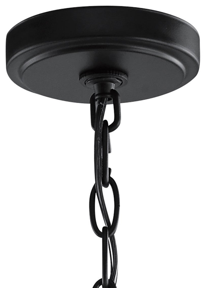 Kichler Voleta Large Foyer Pendant, Black, 3