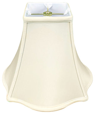 Royal Designs Fancy Square Bell Basic Lamp Shade, Eggshell, 5x12x9.75, Single