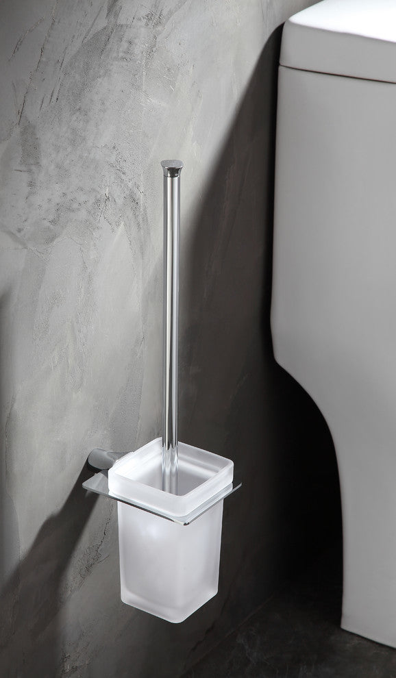 ANZZI Essence Series Toilet Brush Holder, Polished Chrome