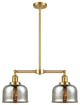 INNOVATIONS 209-SG-G78 2-Light Island Light Satin Gold