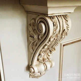4 1/4"W x 2 1/2"D x 10 7/8"H Hampshire Large Drop Corbel
