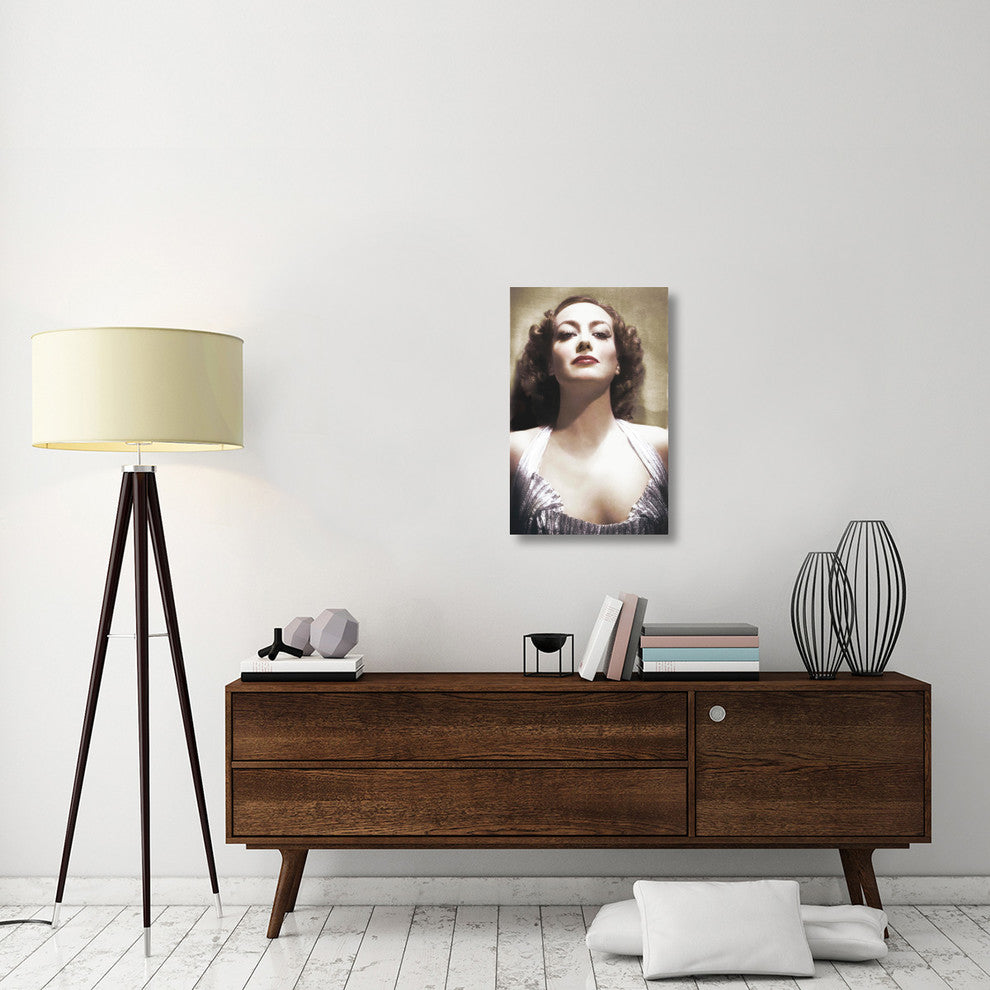 "Joan Crawford" Stretched Canvas Giclee by Hollywood Photo Archive, 19x30"