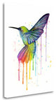 "Rainbow Hummingbird" By Olga Shvartsur, Giclee Print on Gallery Wrap Canvas
