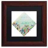 Lauren Moss 'Xuelian Feng' Art, Wood Frame, Black Matte, 11"x11"